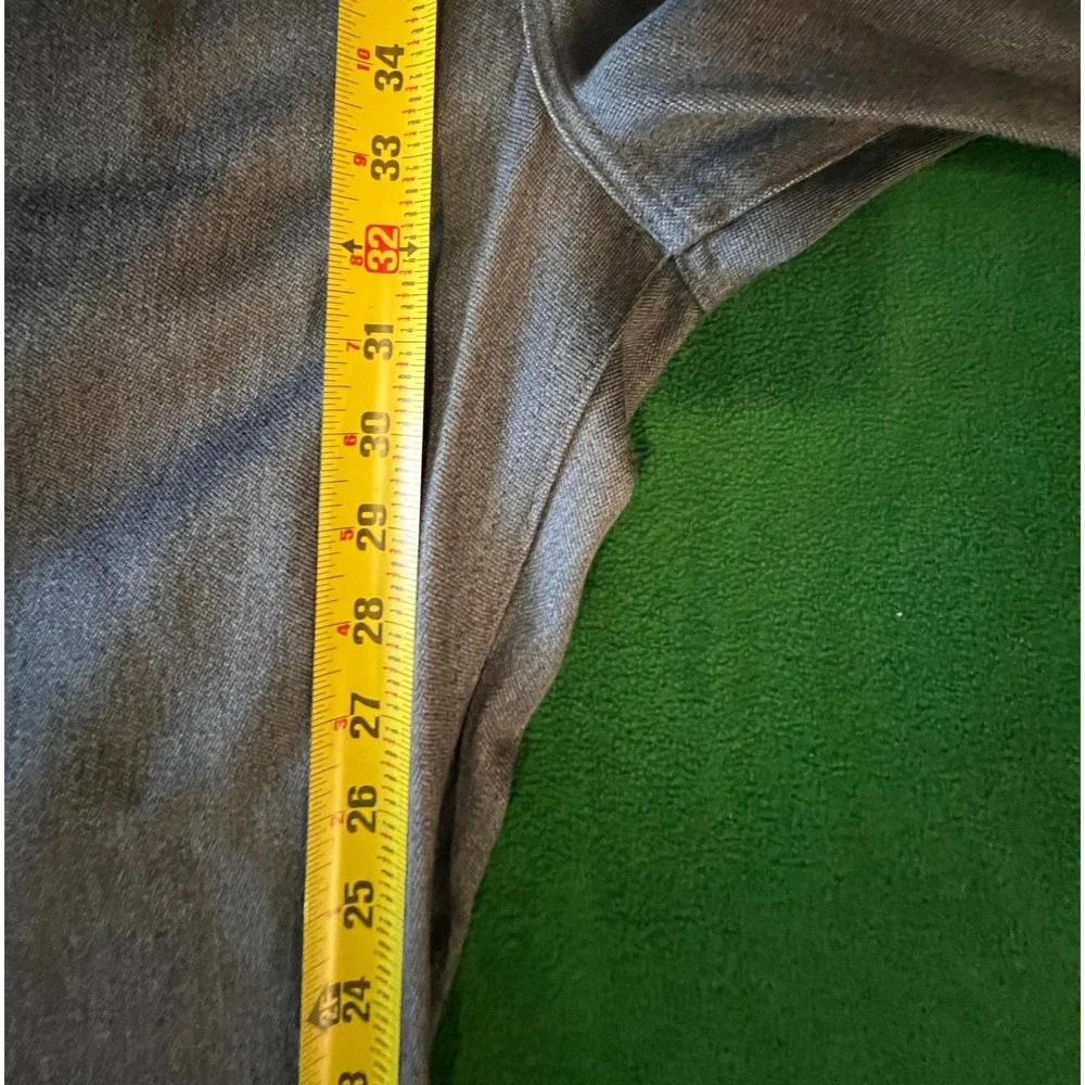 PR 97 Men's Grey Wool Blend Fire Resistant Pants Size 36x34‎